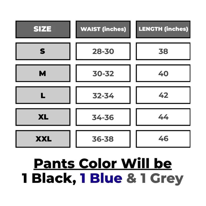 Pack of 3 Mega-Offer 😍 Premium Quality Lycra Pants - Black | Grey | Dark Blue Color