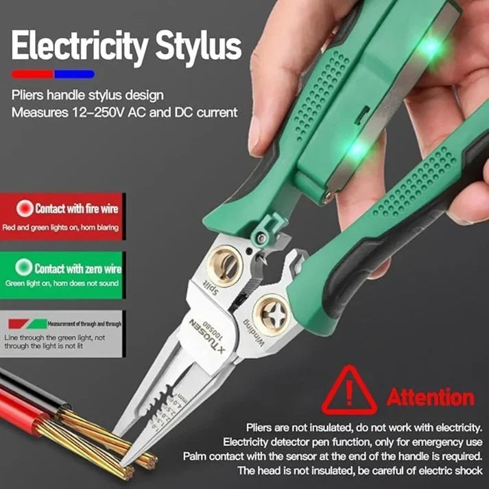 8in1 Wire Stripper Twister for Cutting and Pulling Wires
