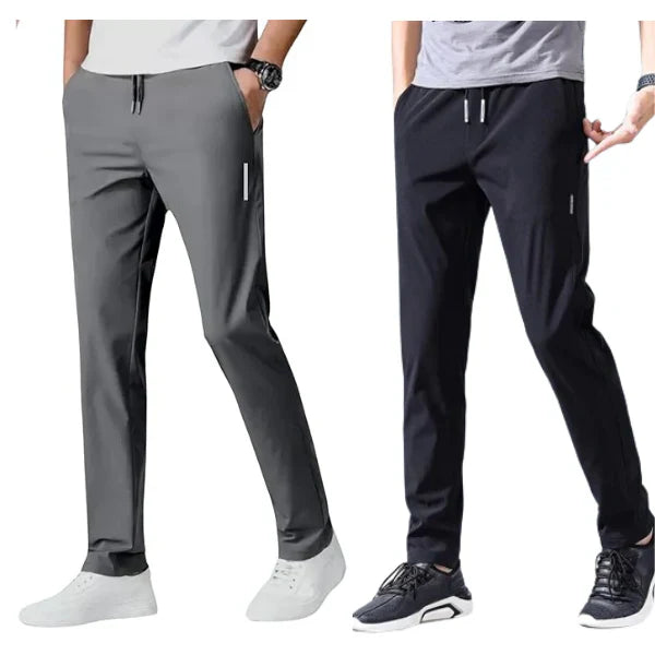 Pack of 3 Mega-Offer 😍 Premium Quality Lycra Pants - Black | Grey | Dark Blue Color