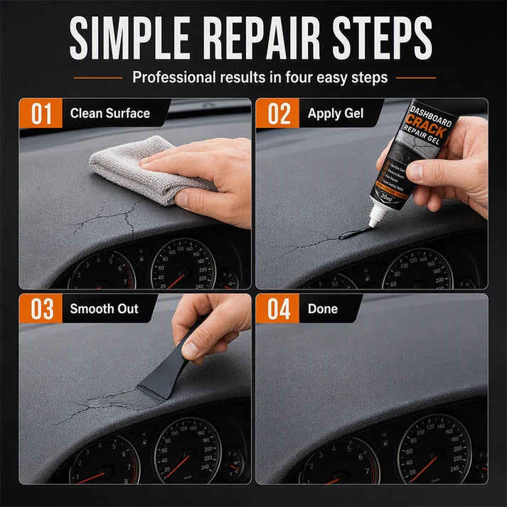 Pack of 3 😍 Professional Car Dashboard Crack Repair Gel