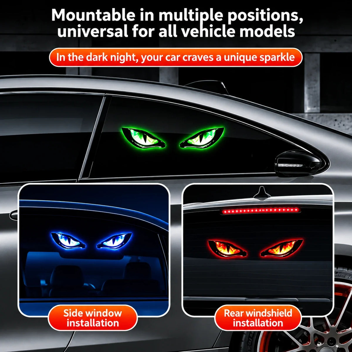 🚗🔆 Solar-Powered LED Car Warning Light