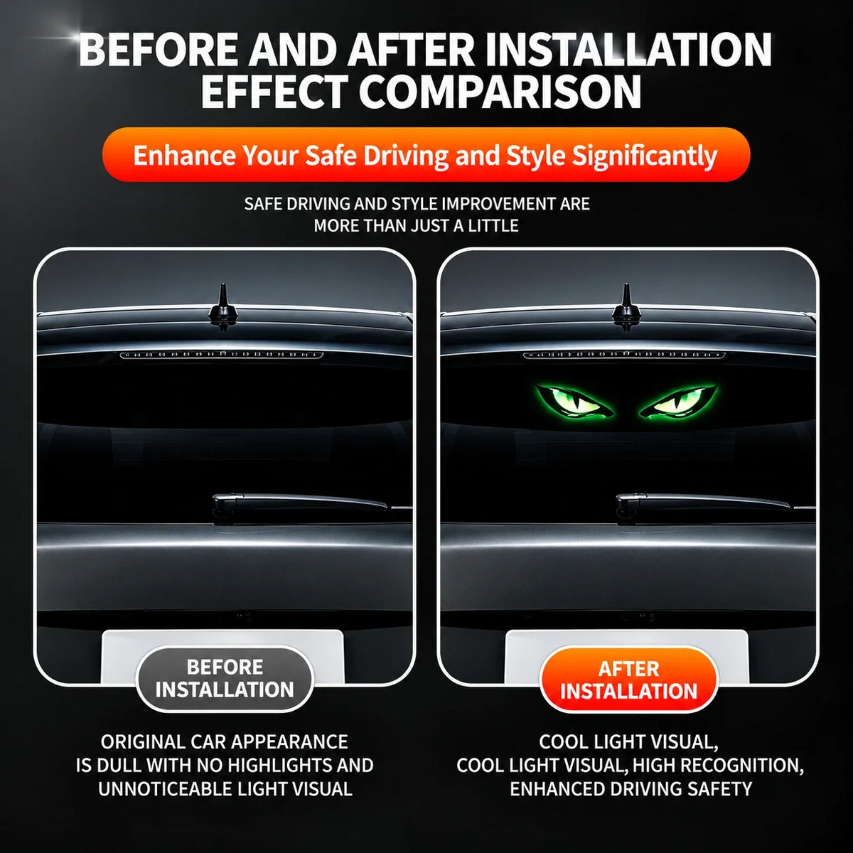 🚗🔆 Solar-Powered LED Car Warning Light